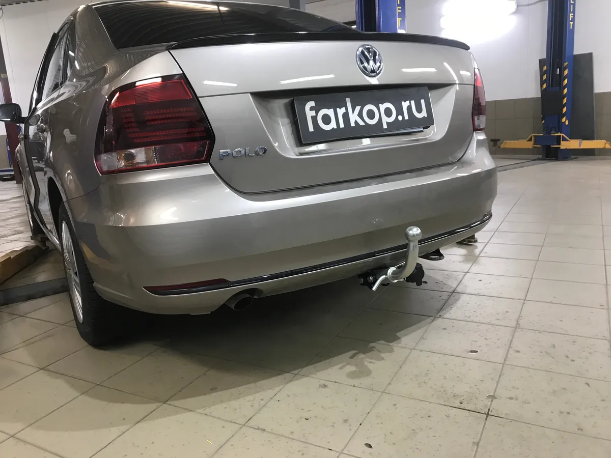 Фаркоп Лидер Плюс для Volkswagen Polo (седан) 2010-2020 V125-BA в Самара