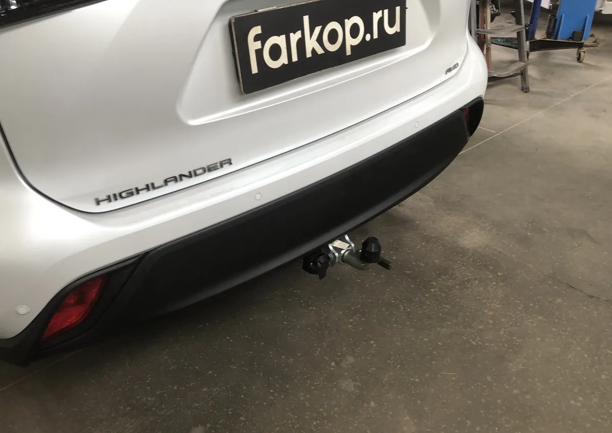 Фаркоп Galia для Toyota Highlander 2019-2026 T077C в Самара Фаркоп Galia для Toyota Highlander 2019-2026 T077C в Самара