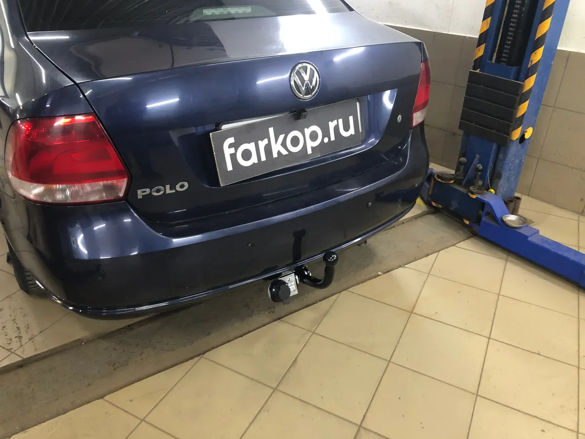 Фаркоп Лидер Плюс для Volkswagen Polo (седан) 2010-2020 V125-A в Самара