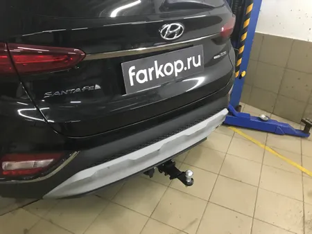 Фаркоп Лидер Плюс для Hyundai Santa Fe 2018-2022 Арт. H230-E H230-E в Самара