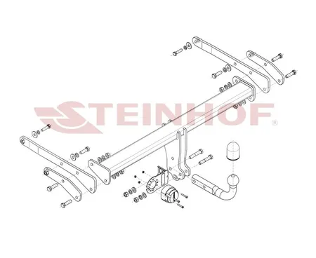Фаркоп Steinhof для Audi Q5 2026- A-111 в Самара