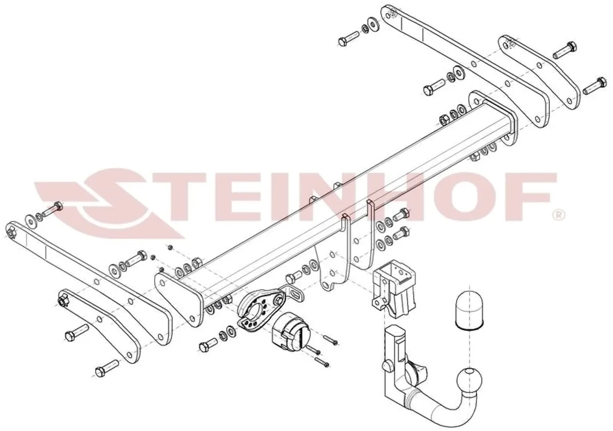 Фаркоп Steinhof для Audi Q5 2026- A-112 в Самара Фаркоп Steinhof для Audi Q5 2026- A-112 в Самара