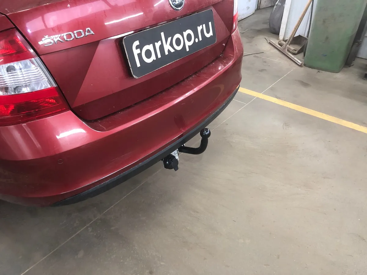 Фаркоп Лидер Плюс для Skoda Rapid 2014-2019 V125-A в Самара Фаркоп Лидер Плюс для Skoda Rapid 2014-2019 V125-A в Самара