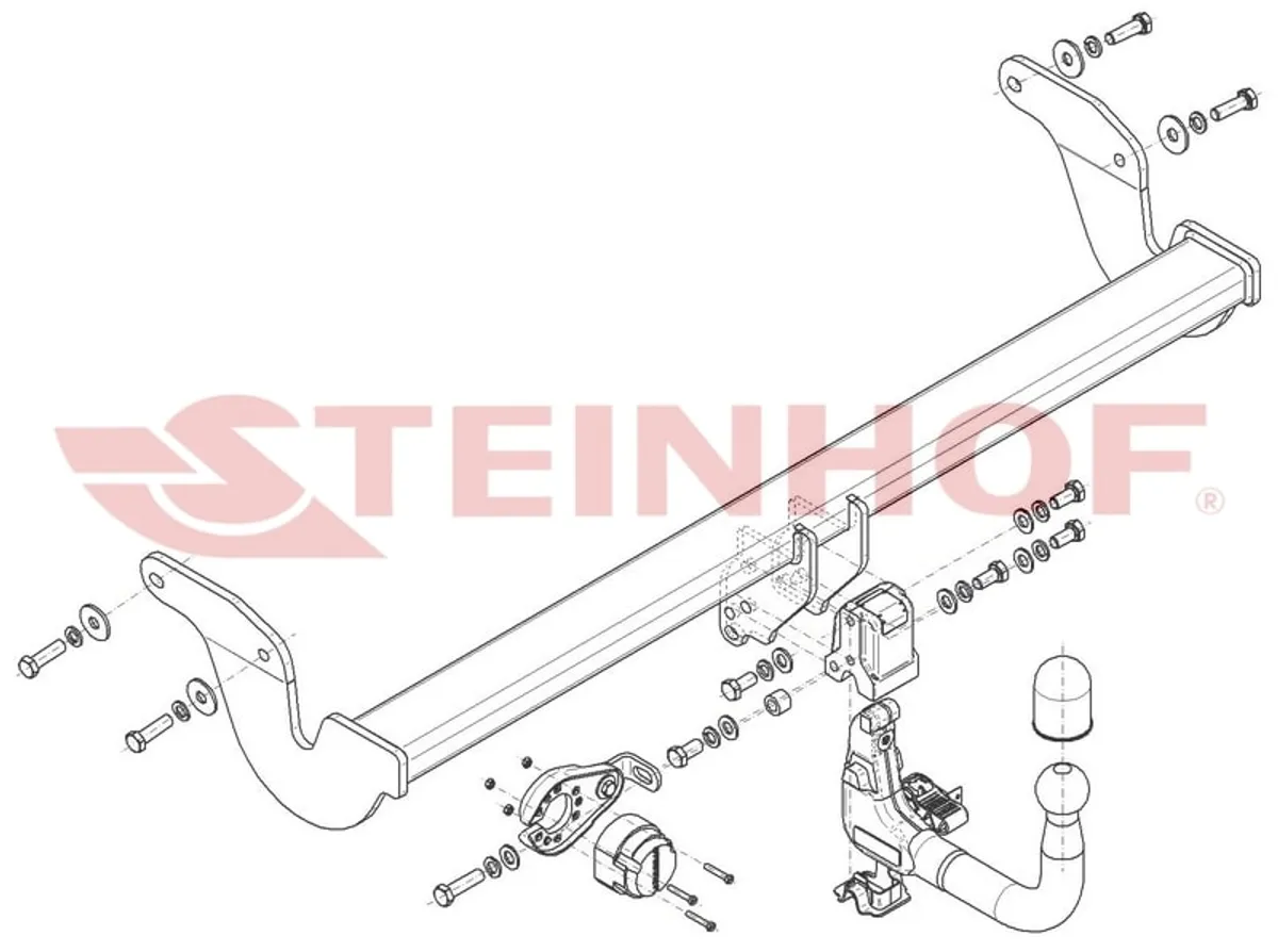 Фаркоп Steinhof для Lexus RX 2022- Арт. L-176 L-176 в Самара
