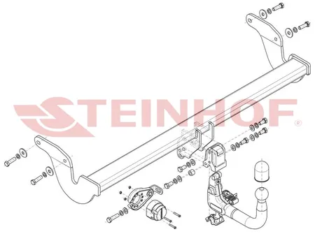 Фаркоп Steinhof для Lexus RX 2022- Арт. L-176 L-176 в Самара