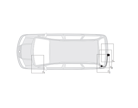 Электрика фаркопа Hak-System (7 pin) для Volkswagen Sharan 1995-1997 12500002 в 