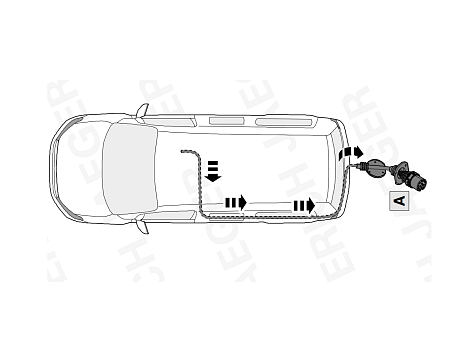 Электрика фаркопа Brink (13 pin) для Volkswagen Caravelle T6.1 2019- 747406 в 