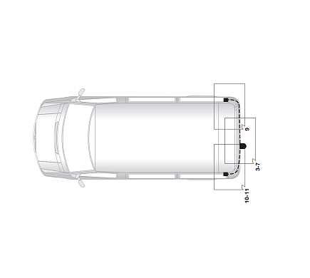 Электрика фаркопа Hak-System (7 pin) для Peugeot Boxer 2002-2006 16500506 в 