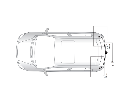 Электрика фаркопа Hak-System (13 pin) для Renault Clio 2001-2005 26180505 в 