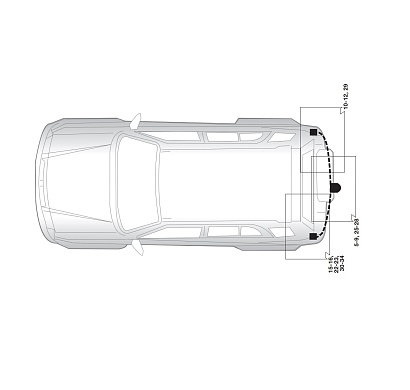 Электрика фаркопа Hak-System (13 pin) для Suzuki Swift 2005-2010 26240510 в 