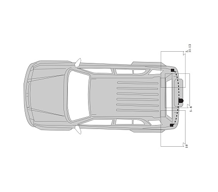 Электрика фаркопа Hak-System (7 pin) для Toyota RAV4 2000-2006 16250503 в 