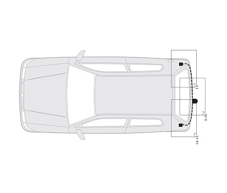 Электрика фаркопа Hak-System (7 pin) для Volkswagen Polo 2001-2005 12270500 в 