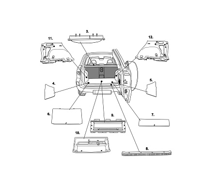 Электрика фаркопа Brink (7 pin) для Toyota RAV4 2006-2013 753921 в 