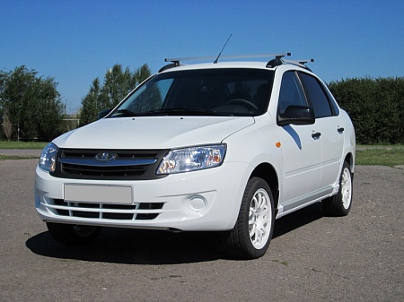 Рейлинги для Lada Granta седан с 2012 по наст., анод серый 0217-11 в 