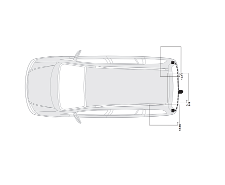 Электрика фаркопа Hak-System (13 pin) для Opel Meriva 2003-2010 26150518 в 