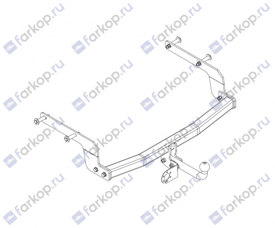 Фаркоп AvtoS для Renault Arkana 2019- RN 16 в 