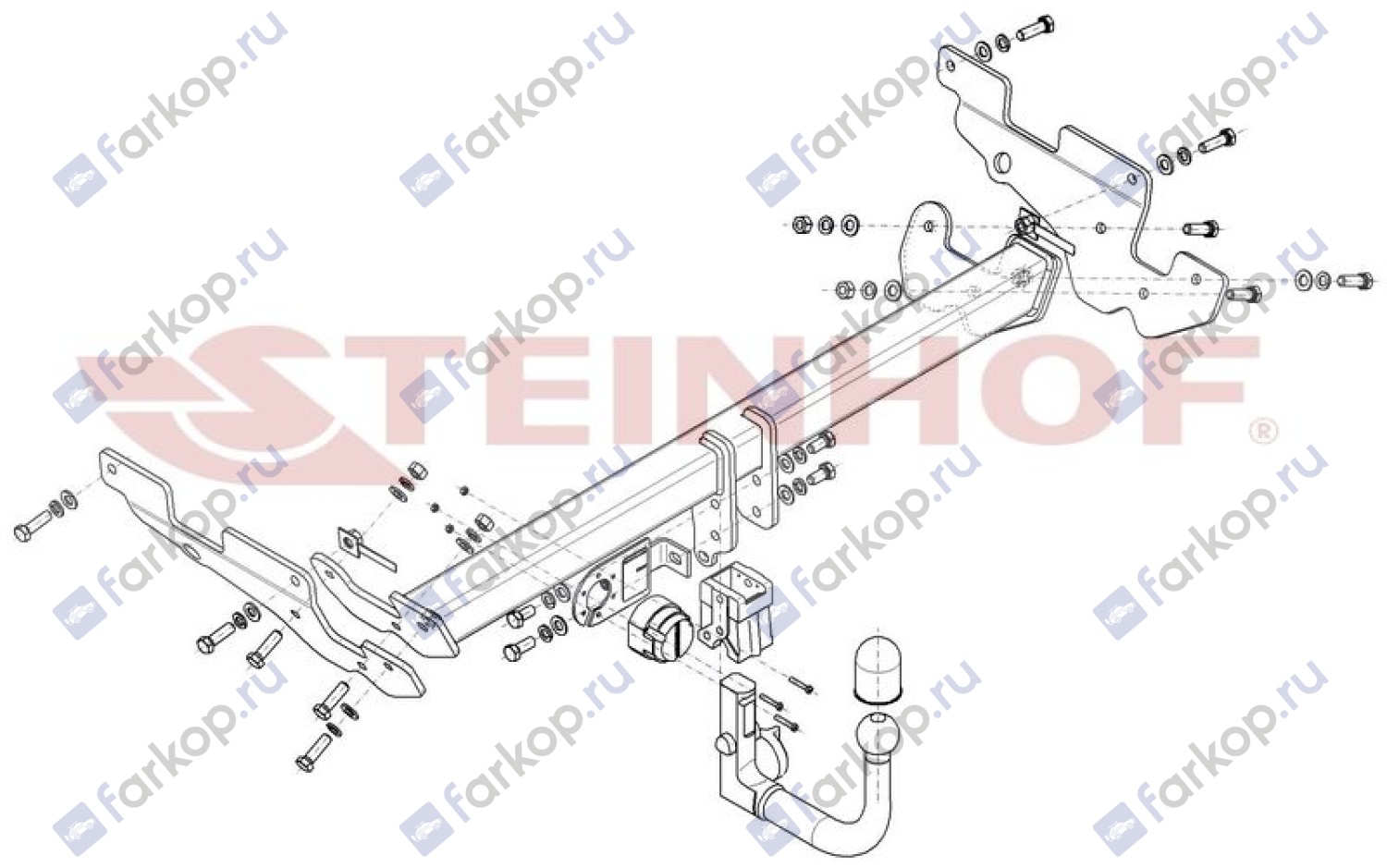Фаркоп Steinhof для Mazda CX-5 2017- M-057 в 