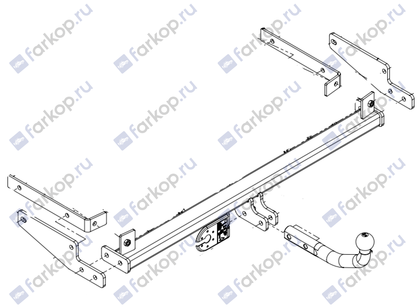 Фаркоп Imiola для Renault Symbol 1999-2008 R.026 в 