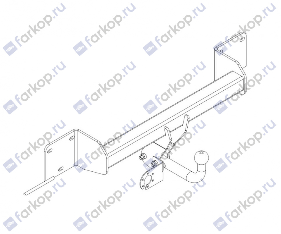 Фаркоп AvtoS для BMW X1 2009-2015 BM 04 в 