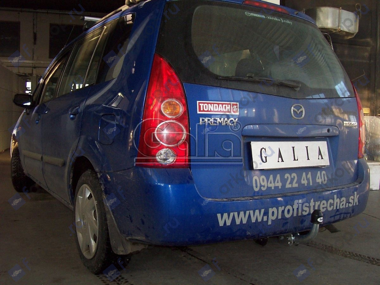 Фаркоп Galia для Mazda Premacy 1999-2004 M020A в 