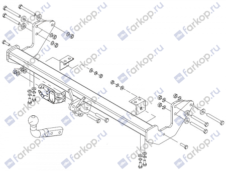 Фаркоп Brink для Mercedes Viano 2003-2010 419000 в 