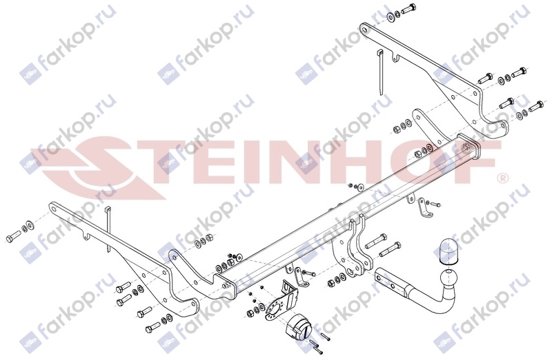 Фаркоп Steinhof для Mazda CX-9 2017- M-065 в 