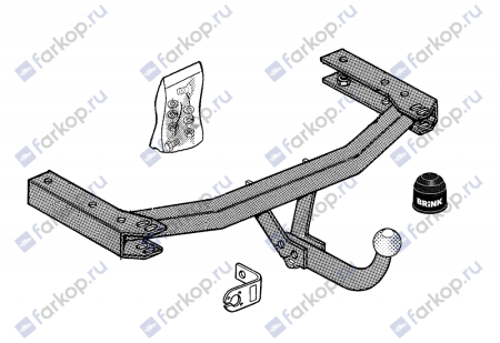 Фаркоп Brink для Audi A6 Avant 1997-2005 279700 в 