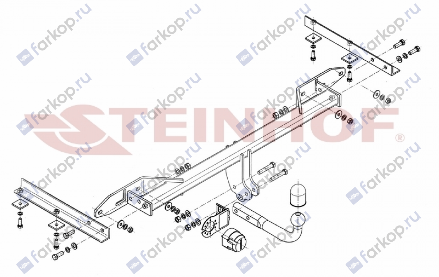 Фаркоп Steinhof для Chevrolet Orlando 2011-2015 C-288 в 